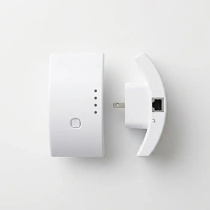 Amplificator WiFi cu Priză - Dublează Semnalul Wireless, 300 Mbps, 2.4 GHz, 2 Antene Ceramice de Înaltă Performanță, Instalare Rapidă și Securitate WPA2 [3]