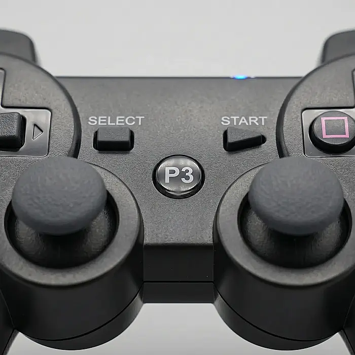 Controler Wireless PS3 – 6 Axe Senzori de Mișcare, Bluetooth, Butoane L2/R2, Indicator Player, Încărcare USB, 4 Culori Disponibile (Fără Cablu) [3]