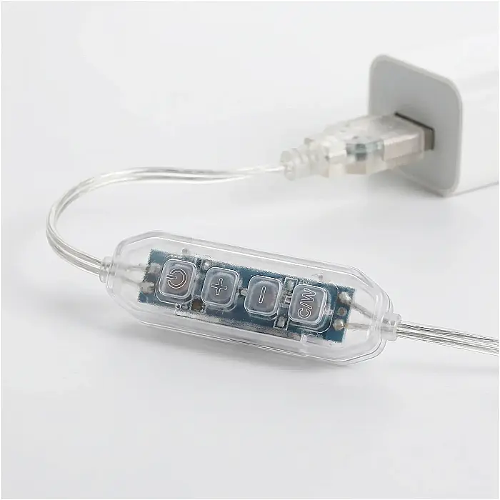 Lumini LED pentru Oglindă – 10 Becuri Hollywood cu Luminozitate Reglabilă, Alimentare USB, 3 Moduri de Culoare, Ideal Machiaj Profesional, Fixare cu Ventuze sau Velcro [3]