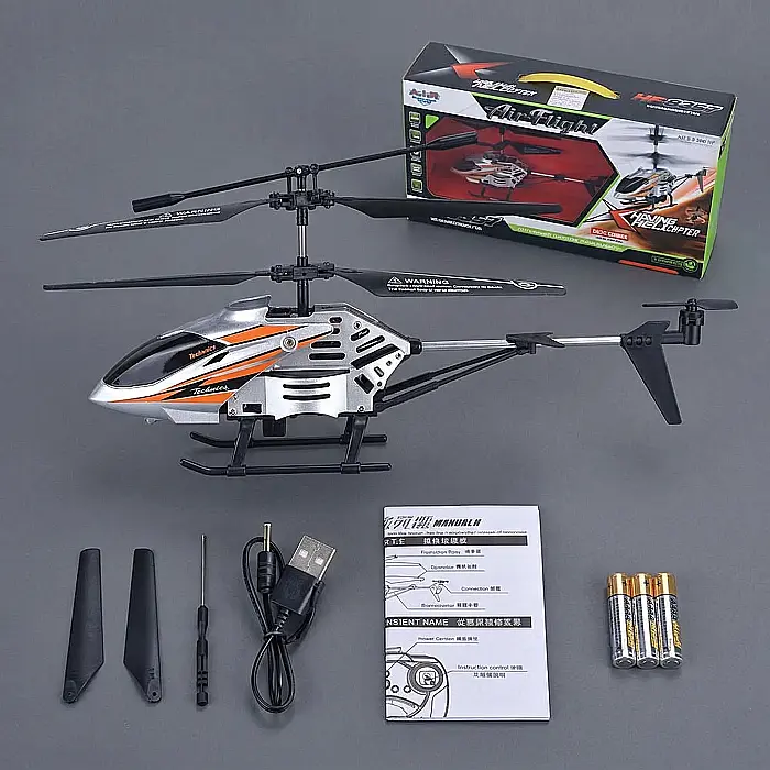 Elicopter cu Telecomandă Bizaical – Lumini LED Multicolore, Zbor Stabil și Sigur, Tehnologie Anti-Coliziune, Manevrabilitate Precisă, Cadou Ideal pentru Copii și Adulți [3]
