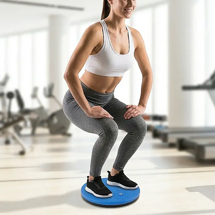 Disc Rotativ Fitness Waist Twisting – Platformă de Exerciții Magnetoterapie, Tonifiere Abdomen, Talie și Coapse, Material ABS, Suport până la 100 kg, Ideal pentru Slăbire și Echilibru [3]