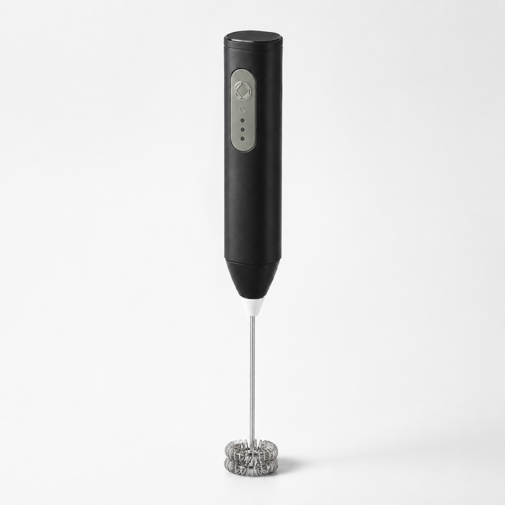 Mixer Electric pentru Spumă de Lapte, Reîncărcabil USB-C, Tijă Inox, 3 Viteze [4]
