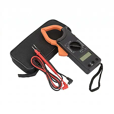 Unelte - Multimetru Digital Tip Clește – Ampermetru, Tensiune AC/DC, Funcție Hold, Precizie Ridicată, Măsurare Rapidă și Sigură, Instrument Profesional pentru Electricieni