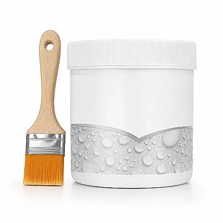 Unelte - Soluție de Etanșare Impermeabilă 300 ml, cu Perie Inclusă, pentru Fisuri, Scurgeri și Infiltrații