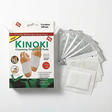 îngrijire feminină - Set 100 Plasturi Kinoki pentru Detoxifiere – Elimină Toxinele, Revitalizează Corpul, Îmbunătățește Somnul și Circulația: Terapie Naturală 100% pentru o Vitalitate Sporită