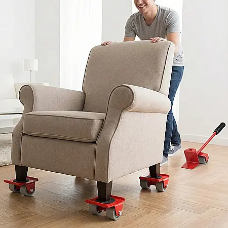 Set Role Profesionale pentru Transport Mobilier: Mută 150 kg cu Efort Minim și Mobilitate 360° [3]
