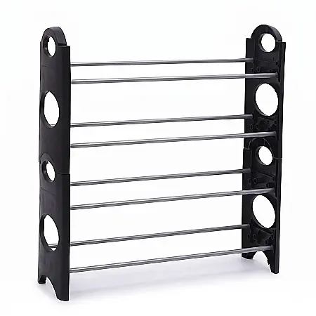 Casă & Grădină - Organizator Raft pentru Încălțăminte, Capacitate 12 Perechi, Compact, 64 cm
