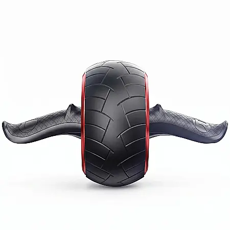 Gadgeturi - Roată pentru Abdomene Power Stretch Wheel, cu Sistem de Retractare, Mânere Ergonomice și Roată Anti-Alunecare