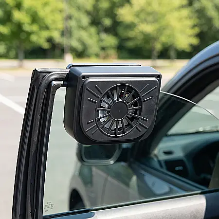 Auto - Ventilator Auto Solar „Auto Cool” – Răcire Ecologică fără Baterii, Eliminare Aer Cald și Mirosuri, Montaj Universal pe Geam, Sistem de Ventilație Autonom