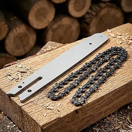 Casă & Grădină - Set Lama 6 inch și 2 Lanțuri pentru Mini Drujbă – Accesorii Tăiere Precise și Durabile