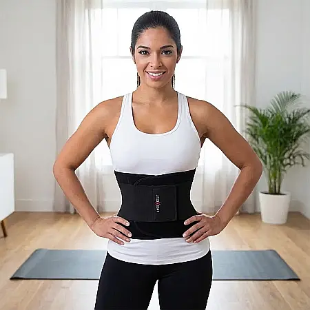 îngrijire feminină - Centură Modelatoare Miss Belt – Efect Instant de Abdomen Plat, Susținere Lombară și Corectare Postură: Siluetă de Vis, Discreție Totală și Confort sub Orice Ținută (S/M și L/XL)
