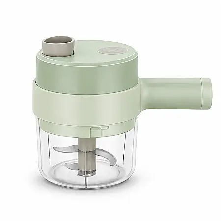 Bucătărie - Tocător Electric 4 în 1, 250 ml, 40W, Portabil, cu 2 Boluri și Lame Interschimbabile