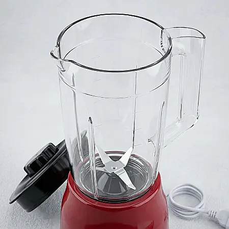 Bucătărie - Blender Electric Compact 300W - 2 Viteze, Lame Inox, Piese Detașabile, Siguranță și Anti-Picurare, Ușor de Curățat, Ideal pentru Smoothie și Sucuri