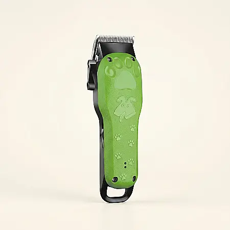 Animale - Mașină de Tuns Animale Reîncărcabilă KM-CW10 – USB, Silentioasă, Lame Puternice, Pentru Câini, Pisici și Iepuri, 6 Gratare Ajustabile
