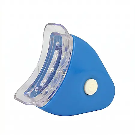 îngrijire feminină - Dispozitiv pentru Albirea Dinților – Tratament Profesional Acasă, Tehnologie cu Lumină LED, Gel Inclus, Rezultate Vizibile în 20 de Minute, Pachet Complet cu Accesorii, Alb