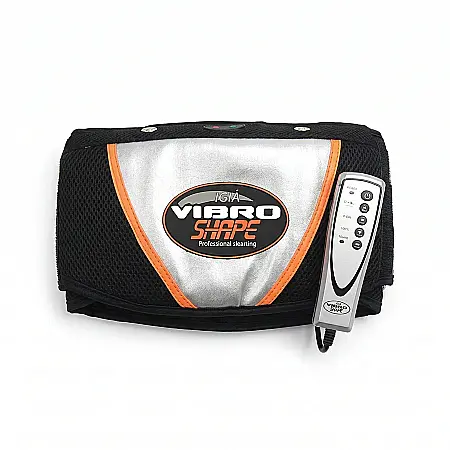 Gadgeturi - Centură de Slăbit Vibro Shape – Multifuncțională, Cu Încălzire și Vibrații Reglabile, 4 Nivele de Intensitate, Modelează Abdomen, Talie, Fese și Coapse, Electrică, Portabilă