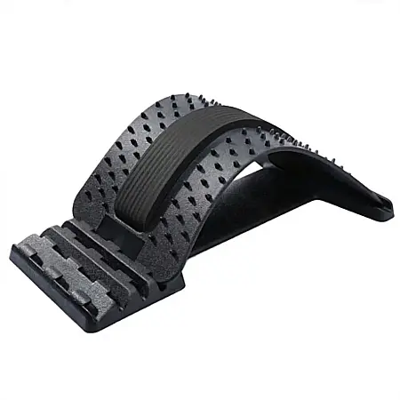 Gadgeturi - Dispozitiv Back Relax Reglabil – Suport pentru Îndreptarea Coloanei, Ameliorarea Durerilor de Spate, Corectarea Posturii și Creșterea Flexibilității, 3 Niveluri de Ajustare