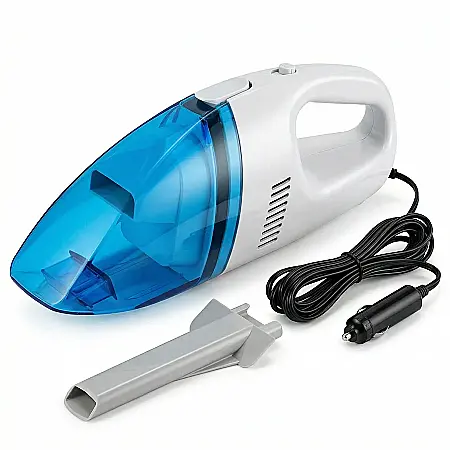 Auto - Aspirator Auto Performant 12V – Putere 48W, Aspirare 1500 PA, Model Ergonomic, Fir 1.3 m, Depozitare Ușoară în Portbagaj, Ușor de Folosit, Curățare Rapidă și Eficientă