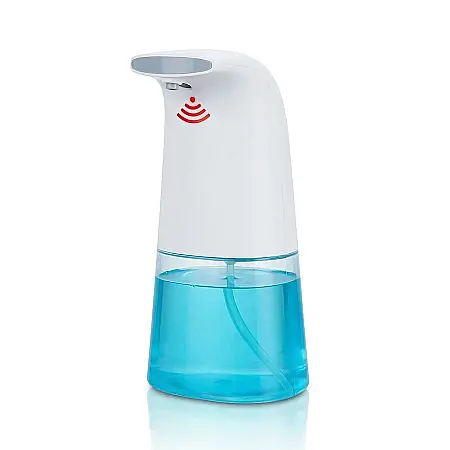 Casă & Grădină - Dozator Săpun Lichid cu Senzor Inteligent și LED – Distribuitor Fără Contact, Capacitate 250 ml, Debit Reglabil, Material ABS, Ideal pentru Casă, Birou, Hotel și SPA
