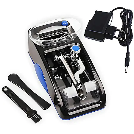 Gadgeturi - Aparat Electric Profesional de Făcut Țigări – Injector Tutun 8 mm, Design Modern Ergonomic, Rapid și Eficient, Kit Accesorii Inclus