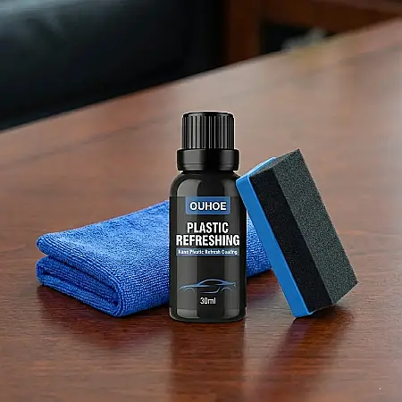 Restaurator Plastic Auto 30ml/50ml – Curățare și Întreținere Interior/Exterior, Inodor, Efect Strălucire de Lungă Durată [1]