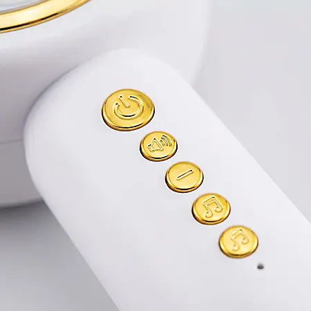 Microfon Karaoke SMARTIX pentru Copii, Bluetooth, Lumini RGB, Efecte de Voce, USB și MicroSD [1]