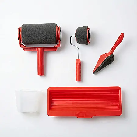Set Trafalet Paint Racer cu Rezervor Integrat și Accesorii pentru Colțuri: Vopsire Profesională, Fără Stropi și Fără Efort [2]