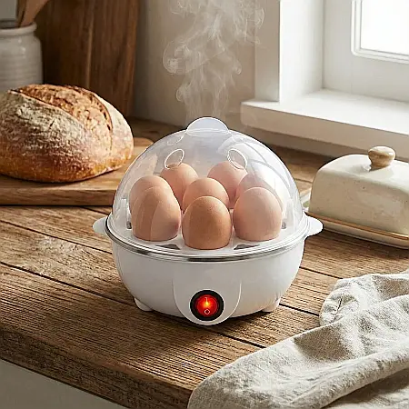 Fierbător Electric pentru Ouă Egg Poacher – 7 Compartimente, Funcție Rapidă și Ușor de Utilizat [2]