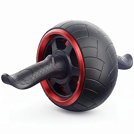 Roată pentru Abdomene Power Stretch Wheel, cu Sistem de Retractare, Mânere Ergonomice și Roată Anti-Alunecare [1]