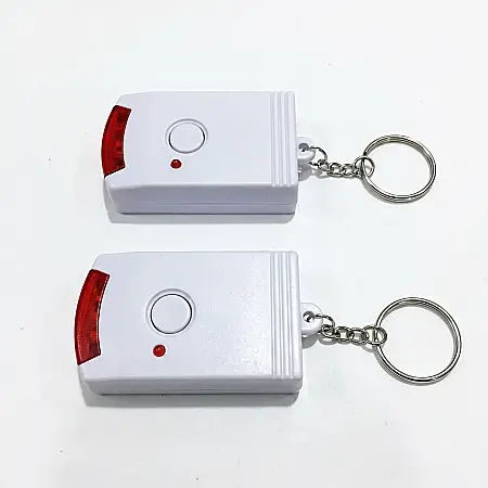 Alarma Wireless cu Senzor de Mișcare PIR și 2 Telecomenzi – Sirenă Puternică 105 dB, Unghi Detecție 110°, Instalare Rapidă fără Cabluri, Alimentare Baterii sau 6V [1]
