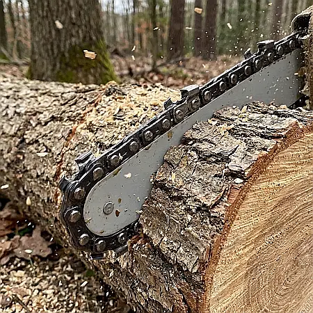Lanț pentru Mini Fierăstrău 4 Inch (10 cm) – Compatibil Mini Drujbă, Tăiere Ramuri și Copaci Mici, Durabil și Ușor de Utilizat [1]
