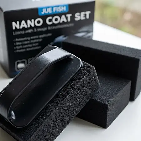 Burete pentru Sticlă PET cu Efect Unidirecțional – Protecție la Impact, Curățare Eficientă, Intimitate Sporită și Design Compact 10.7 x 6.6 cm: Soluția Inovatoare pentru Geamuri și Oglinzi [3]