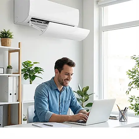 Deflector Aer Condiționat Reglabil – Distribuție Uniformă a Aerului, Lățime Maximă 108 cm, Elimină Curenții Reci Directi, Material PP Durabil și Design Elegant: Confort Termic și Protecție pentru Sănă [1]