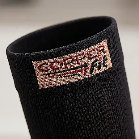 Ciorapi Compresivi Cooper Fit – Marime Universală, Inserții cu Cupru, Îmbunătățesc Circulația, Ameliorează Varice și Picioare Obosite, Unisex, 1 Pereche [1]