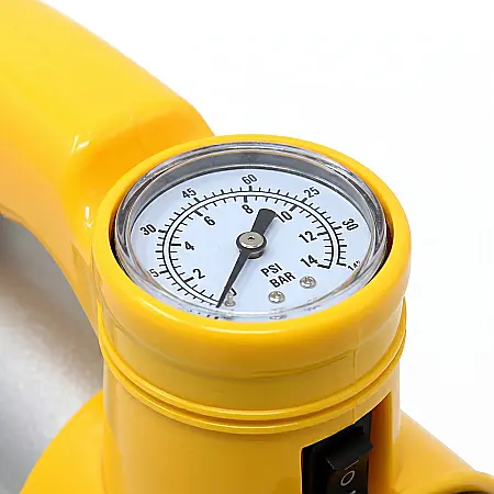 Compresor Auto Profesional 12V pentru Anvelope Mari – Presiune Max $150 \text{ PSI}$, Debit $35 \text{ L/min}$, Manometru Integrat, Alimentare Brichetă, Carcasă Metalică, pentru 4x4, Microbuze și Cami [1]