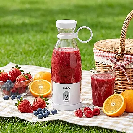 Mini Blender Electric Portabil 40W – Recipient 420 ml, 6 Lame Inox 3D, Încărcare USB Rapidă și Funcție Autocurățare: Smoothie-uri Proaspete și Nutriție de Elită, Oriunde te-ai afla [1]