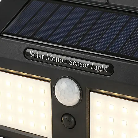Lampă Solară de Exterior cu Senzor de Mișcare – 40 LED, Eficientă Energetic, Rezistentă la Intemperii, Iluminare Automată, Montaj Fără Cabluri [1]