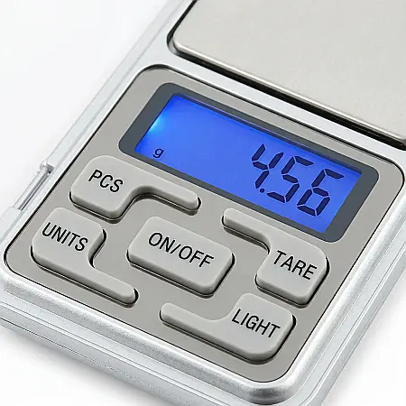 Cântar Electronic de Precizie HOZRO – 200g / 0,01g, Mini Cântar Digital Compact cu Afișaj LCD, Funcție TARE și Carcasă de Protecție – Ideal pentru Bijuterii, Aur, Argint, Monede, Pulberi sau Ingredien [1]