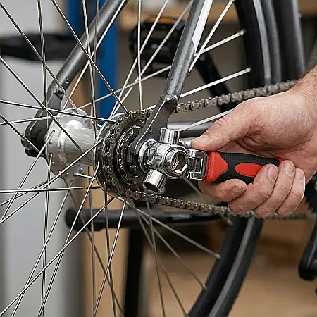 Cheie Universală Multifuncțională 48 în 1 – Torx, Spline, Pătrat, Unghi Reglabil 45°, Cap Rotativ 360°, Oțel Carbon, Ideală pentru Auto, Casă și Bricolaj [1]