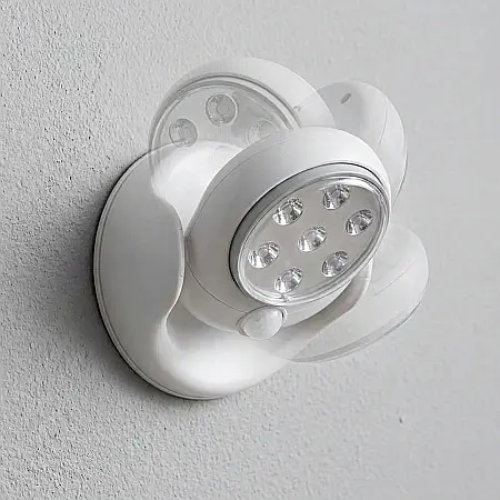 Bec cu Senzor de Mișcare fără Fir Light Angel – 7 LED-uri Ultra-Luminoase, Rotativ 360°, Rezistent la Intemperii, Pentru Interior și Exterior, Ideal pentru Scări, Terase, Grădini, Balcoane [1]