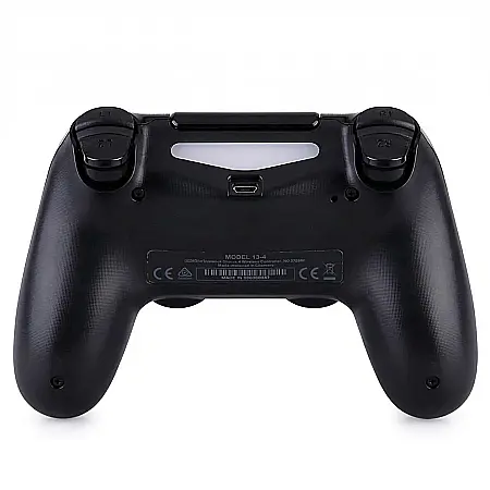 Controller Wireless Doubleshock 4 pentru PlayStation 4 – Gamepad ergonomic cu vibrații duale, LED Light Bar și senzori de mișcare, Negru [1]