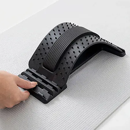 Dispozitiv Back Relax Reglabil – Suport pentru Îndreptarea Coloanei, Ameliorarea Durerilor de Spate, Corectarea Posturii și Creșterea Flexibilității, 3 Niveluri de Ajustare [1]