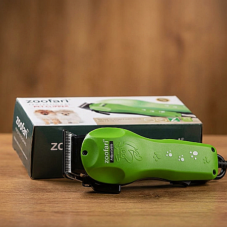 Aparat de Tuns Animale Zoofari Profesional – Pentru Câini și Pisici, Motor cu Pivot 10W, 4 Capete Detașabile (3-12 mm) și Set Complet de Accesorii: Îngrijire de Salon în Confortul Casei Tale [3]