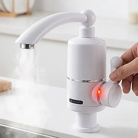 Robinet Electric Instant pentru Încălzirea Apei – Putere 3000W, Debit 1.5–2L/min, Temperatură Reglabilă până la 60°C și Montaj Simplu: Apă Caldă Nelimitată în Doar 3 Secunde, Fără Boiler sau Instalați [3]