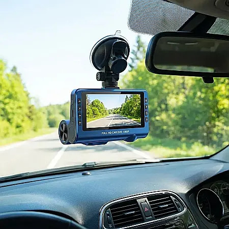 DVR Auto Full HD cu Ecran LCD 2.2 Inch – Cameră Dash Cam cu Vedere Nocturnă, Rezoluție 1920x1080, Unghi 120°, Senzor G și Monitorizare Parcare: Protecție Discretă și Claritate în Trafic [2]