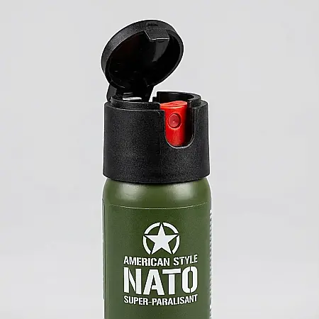 Spray Paralizant NATO MRG M896 Super Jet - 60 ml, Jet Puternic 2-3 m, Omologat și Legal, Carcasă Metalică Rezistentă: Protecție Maximă și Autoapărare Eficientă [1]