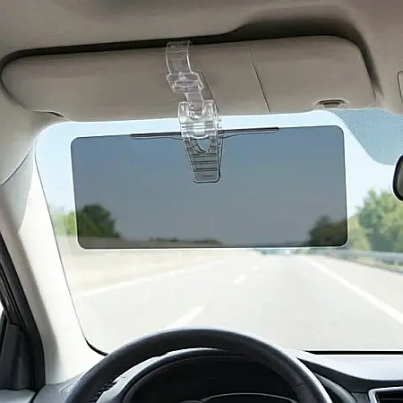 Auto - Parasolar Auto HD Visor 2 în 1 – Protecție Zi și Noapte, Tehnologie Anti-Orbire, Vizibilitate Clară și Siguranță la Volan