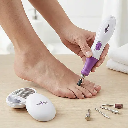 Set Manichiură și Pedichiură Pedi Mate – 18 Accesorii Interschimbabile: Unghii Impecabile și Îngrijire Profesională la Tine Acasă [2]