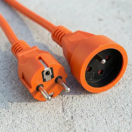 Cablu Prelungitor Electric 2x1.5 mm² –  Pentru Interior și Exterior, Conectare Rapidă Scule și Electrocasnice [3]