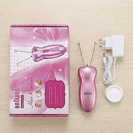Epilator Electric Browns pentru Sprâncene – Ras Uscat, Alimentare cu Fir, Design Elegant, Încărcător Inclus [3]